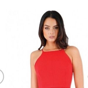 Beautiful red Marisa Kenston halter top